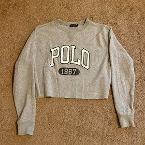 Women's Polo Ralph Lauren Cropped Sweatshirt XS